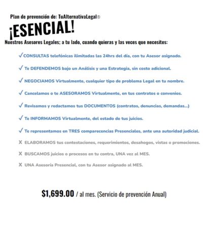 Plan de prevención ESENCIAL